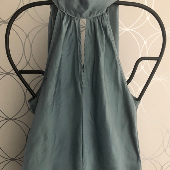 Elegant Blue Women's Tank Top - Picture 1 of 12